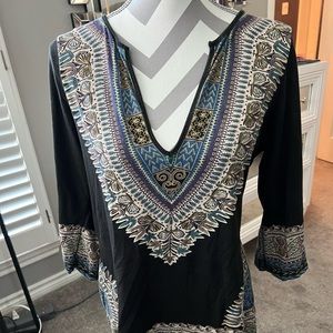 Lucky Brand V neck, size M, Worn Once (BOHO)